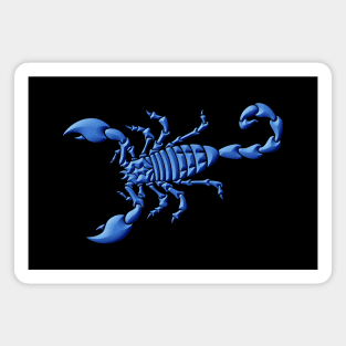 Blue Scorpion Magnet